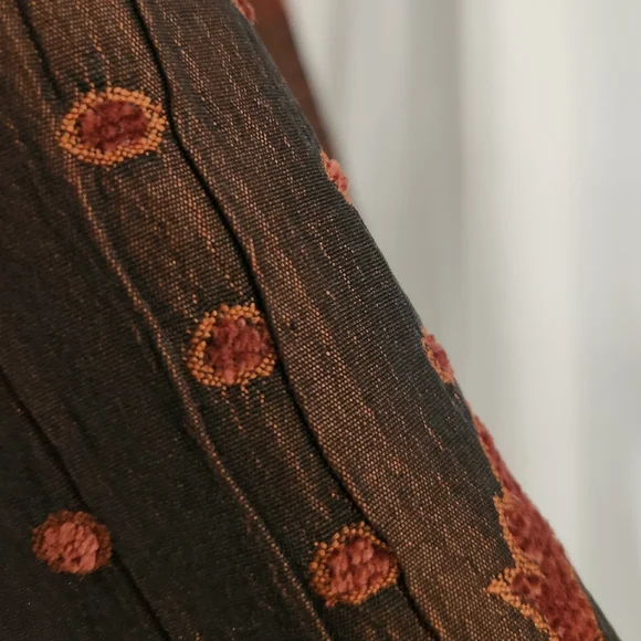 EARL RUTENBERG Floral Embroidered/Brocade Sateen Women's Blazer Jacket Size XL - Picture 5 of 10